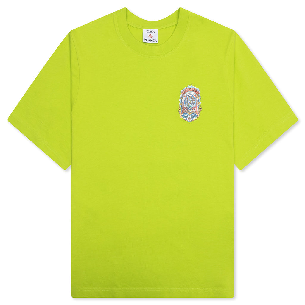Casa Way Skate Printed T-Shirt - Lime