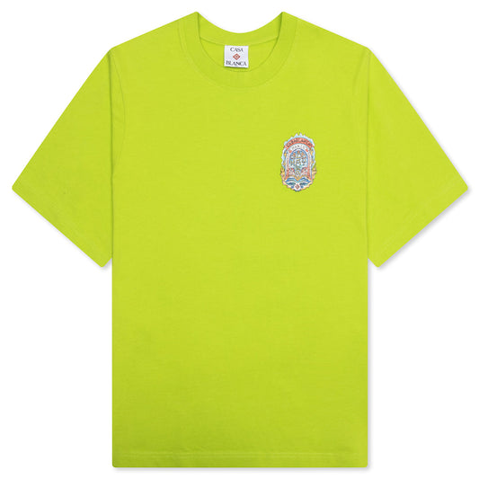 Casa Way Skate Printed T-Shirt - Lime