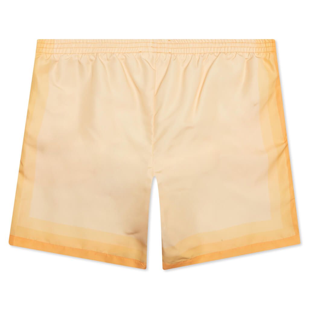 Printed Swim Trunks - Yellow