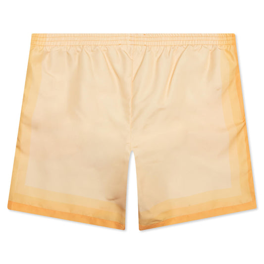 Printed Swim Trunks - Yellow