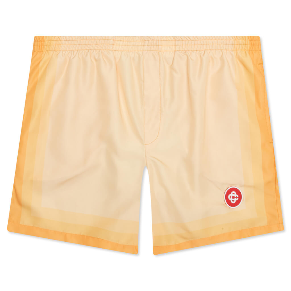 Printed Swim Trunks - Yellow