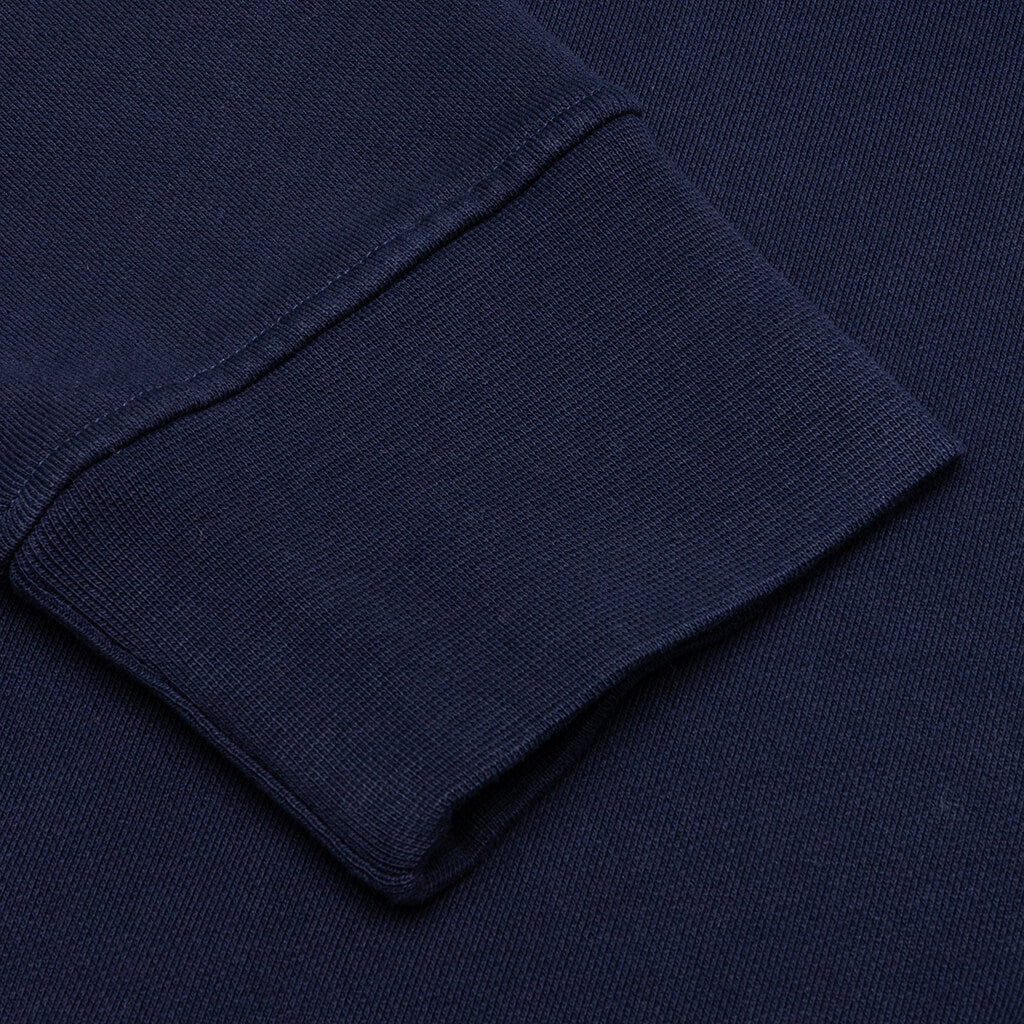 Memphis Icon Embroidered Hooded Sweatshirt - Dark Blue