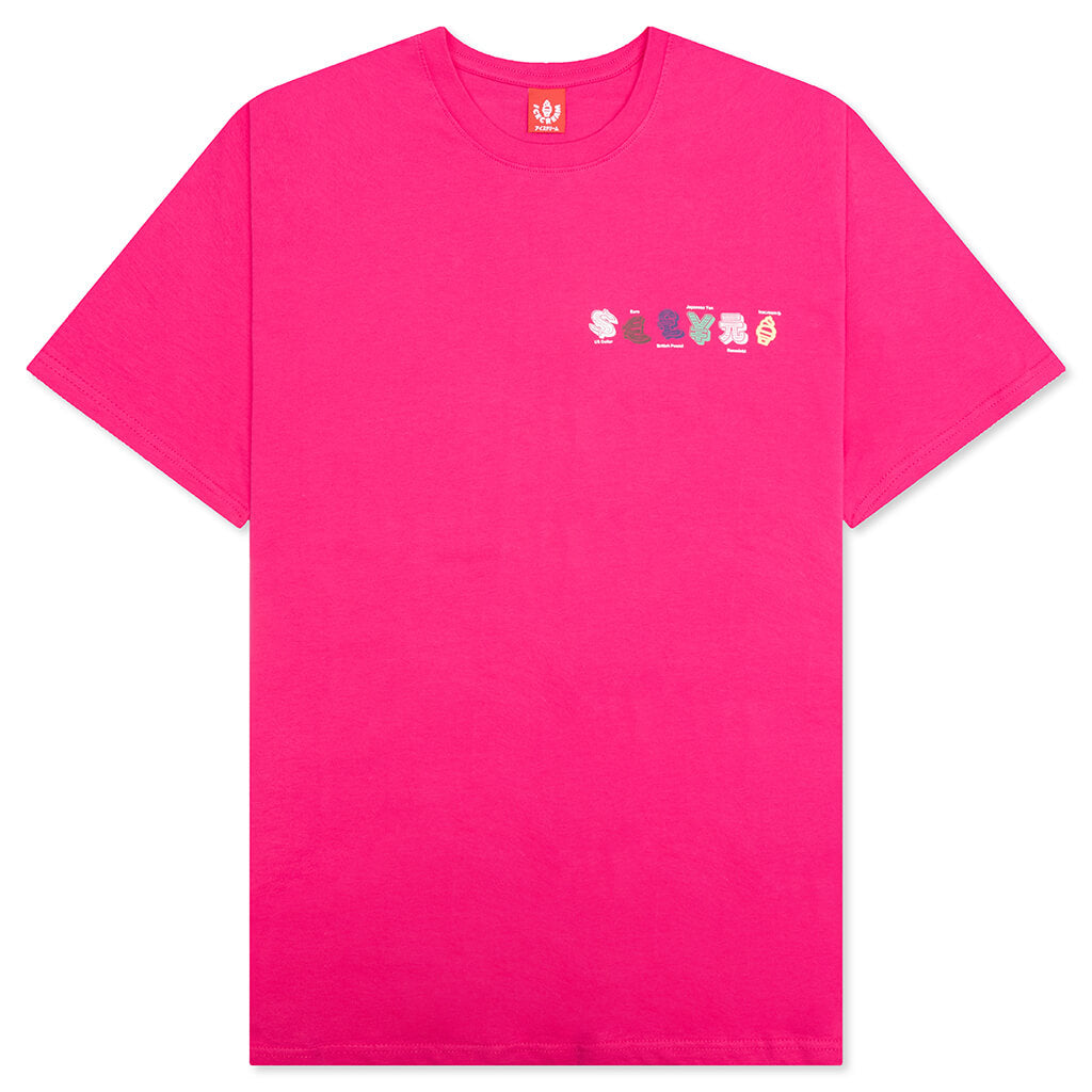 Cash Rules S/S Tee - Beetroot Purple