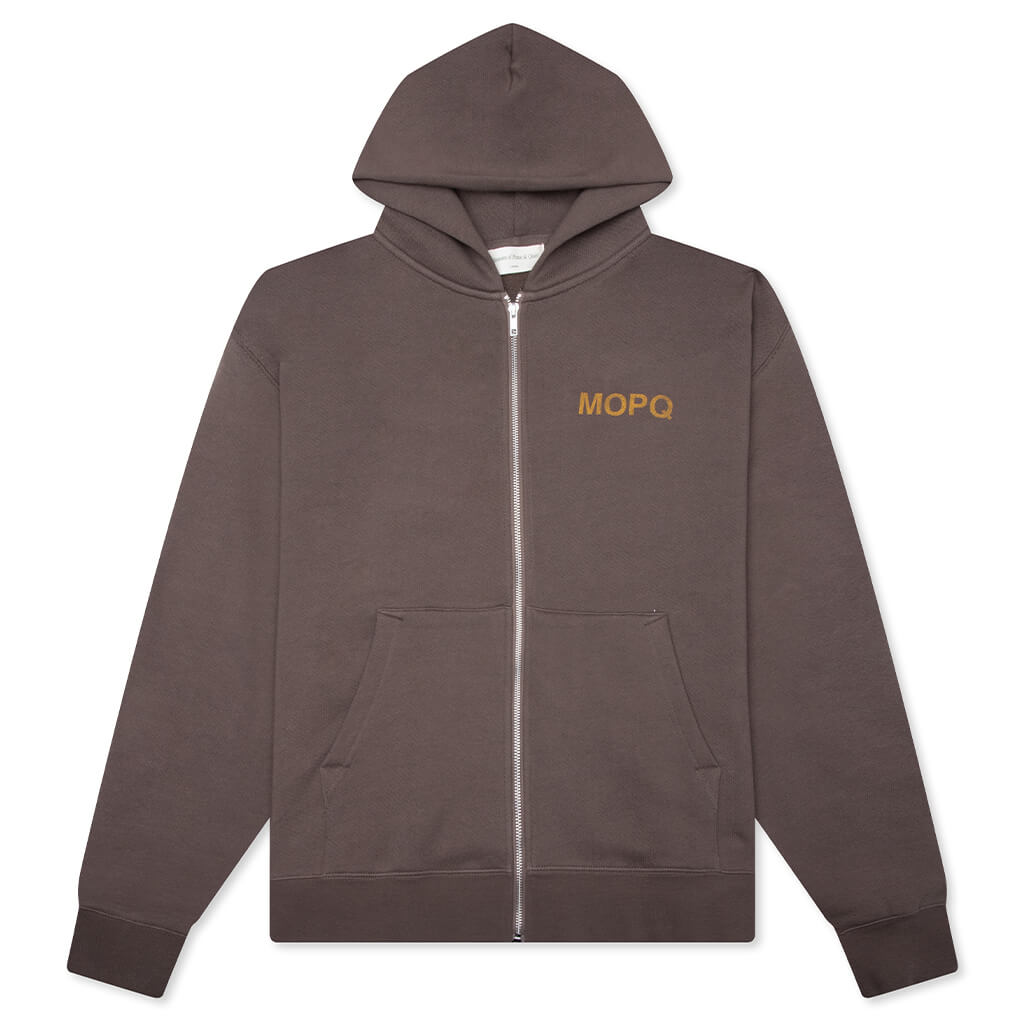 Castelli Zip-Up Hoodie - Brown