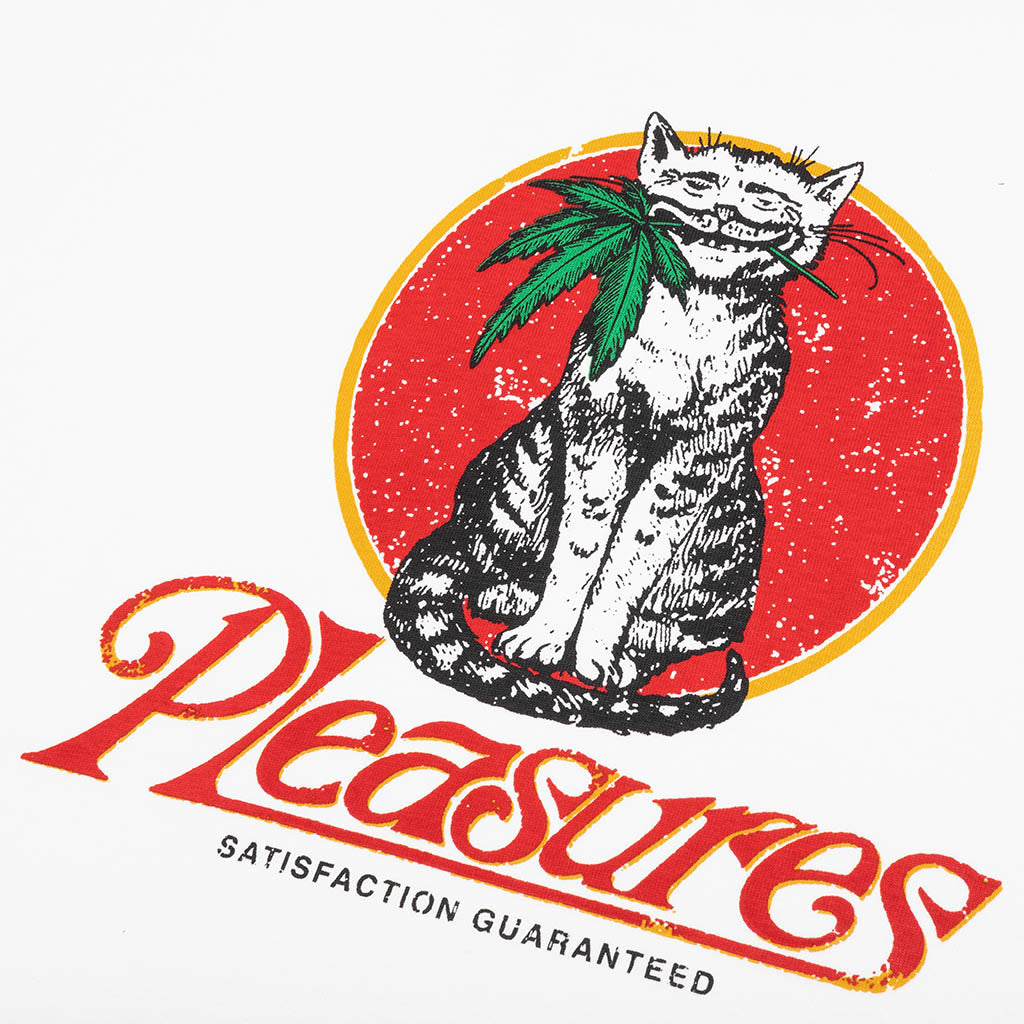 Cat Heavyweight Ringer T-Shirt - White
