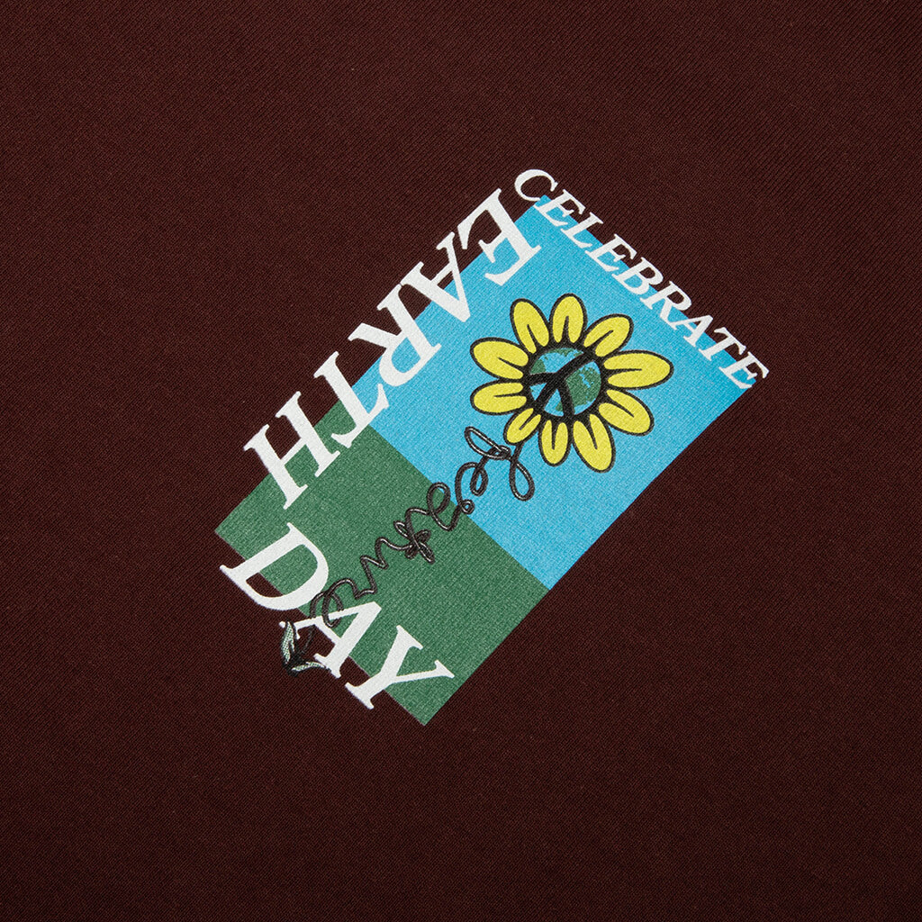 Celebrate Earth Tee - Bitter Chocolate