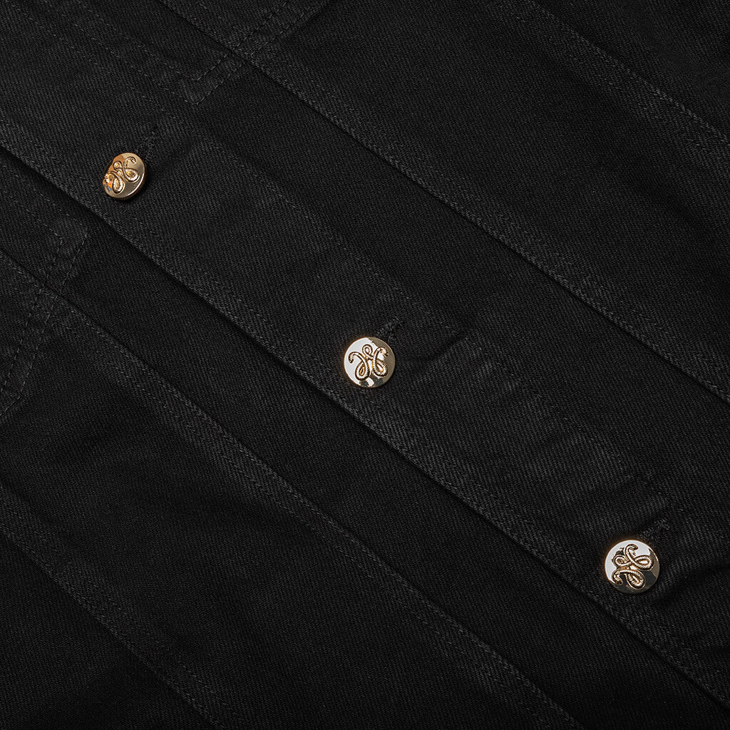 Chachi Denim Jacket - Black