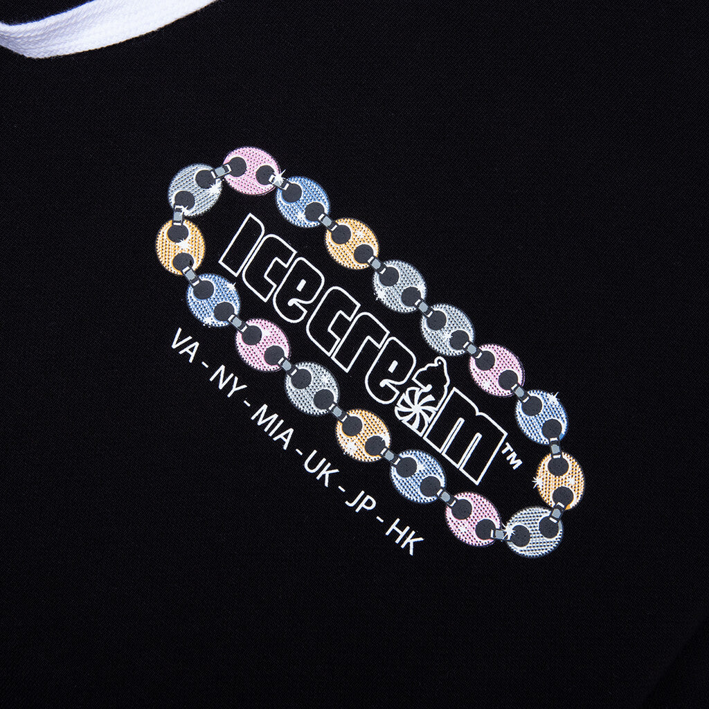 Chain Hoodie - Black