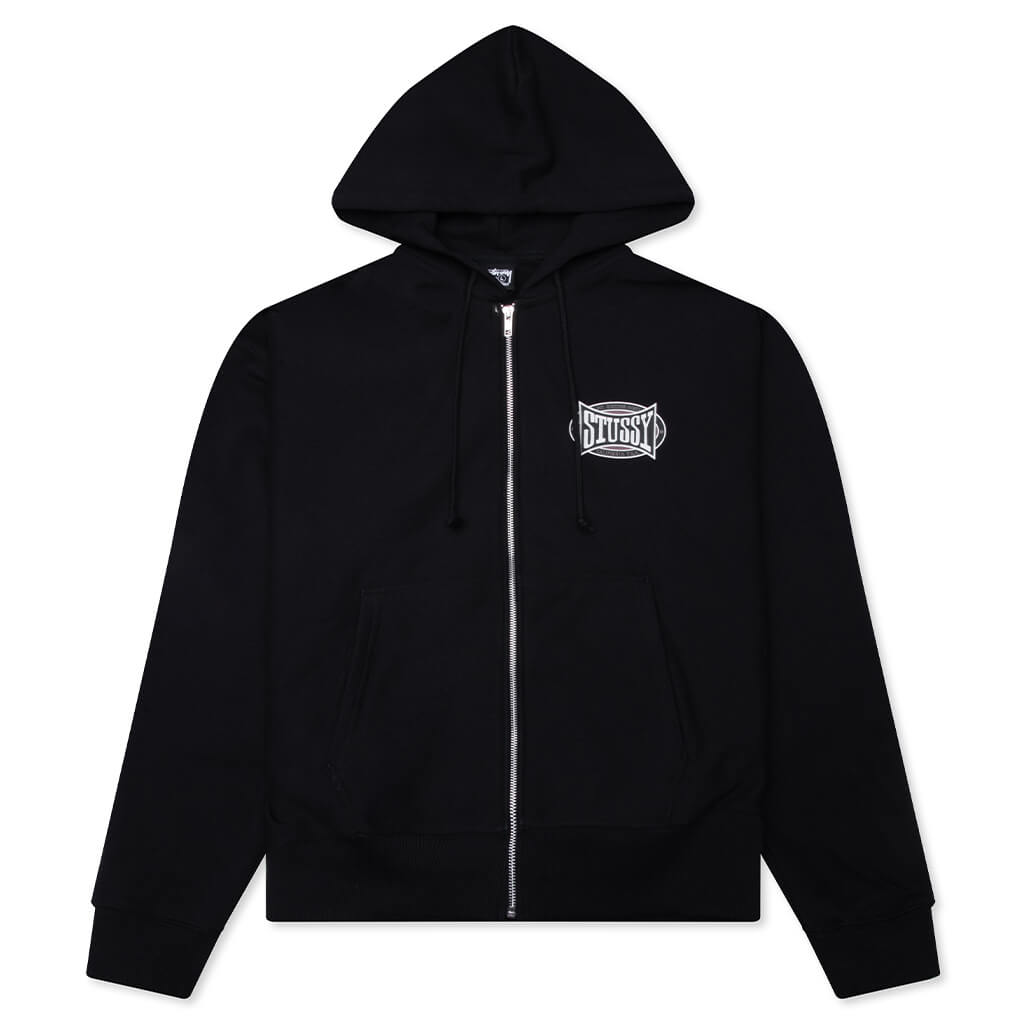 Champion Oval Zip Hoodie - Black