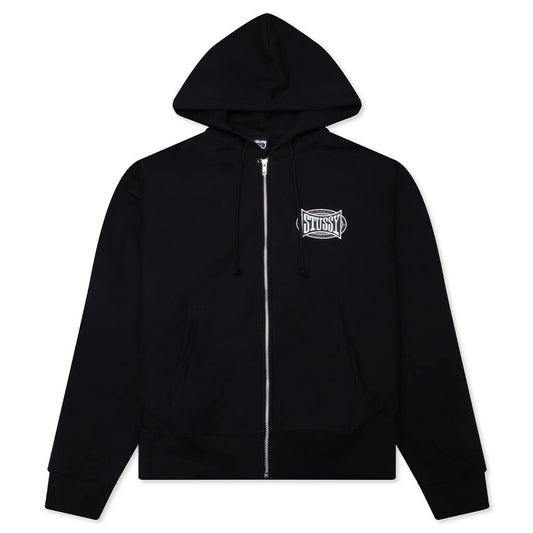 Champion Oval Zip Hoodie - Black