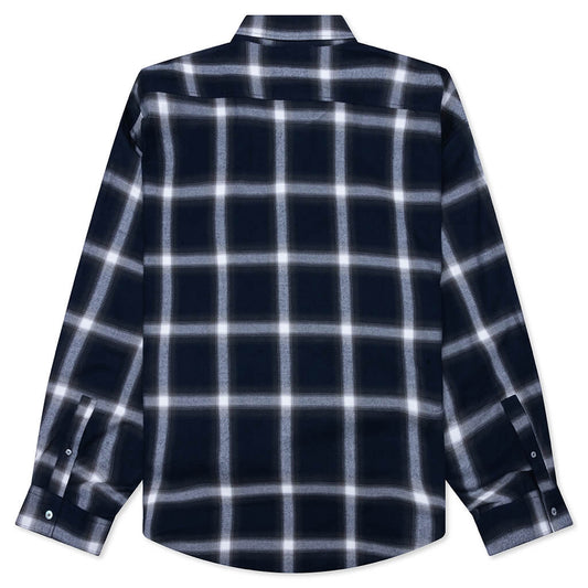 Check Button-up Shirt - Navy/Multi