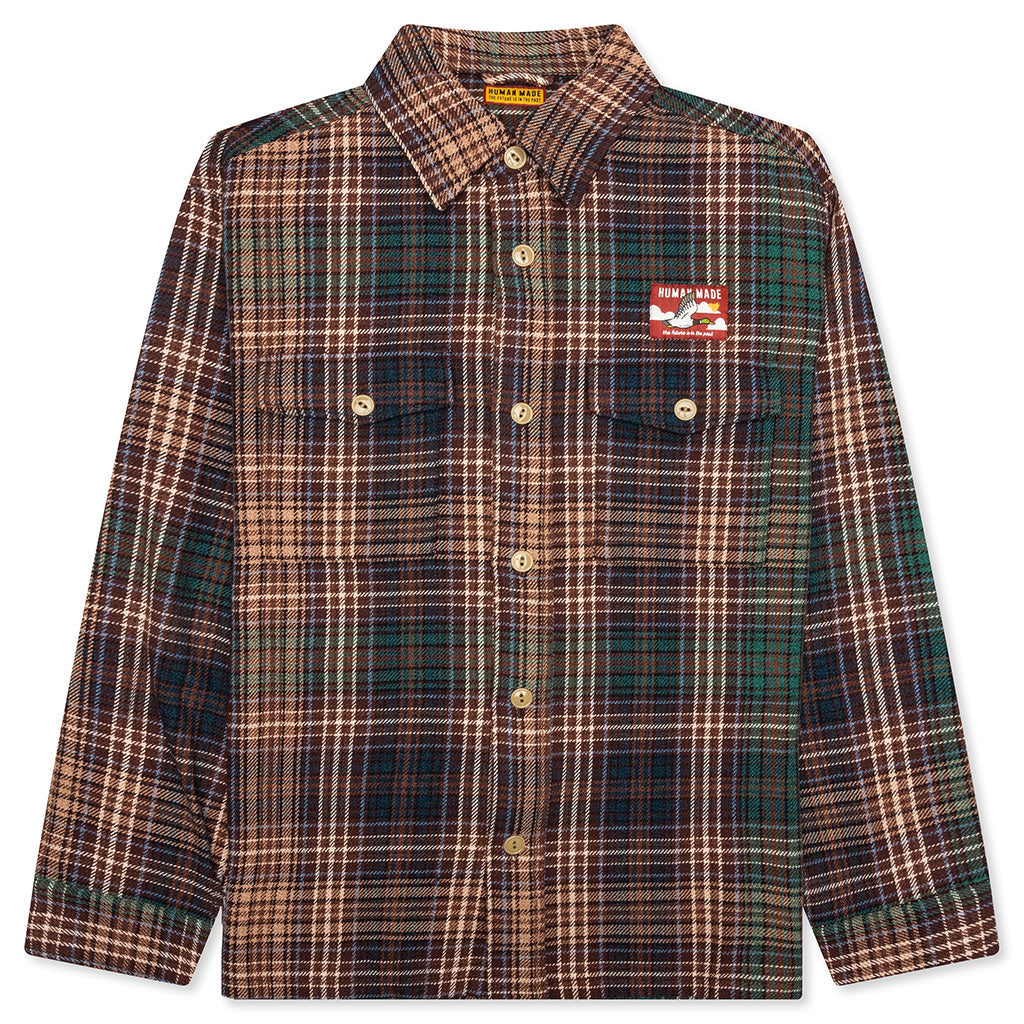 Check Shirt - Brown