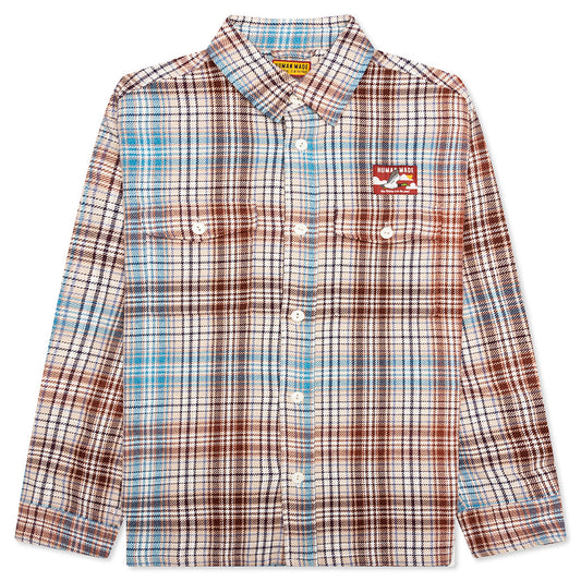 Check Shirt - White