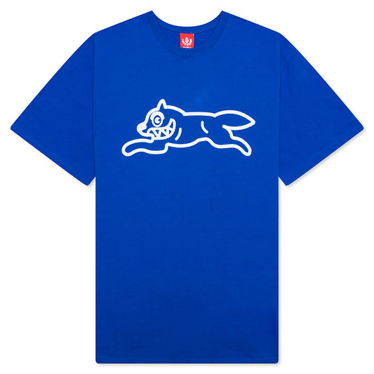 Checker S/S Tee - Victoria Blue