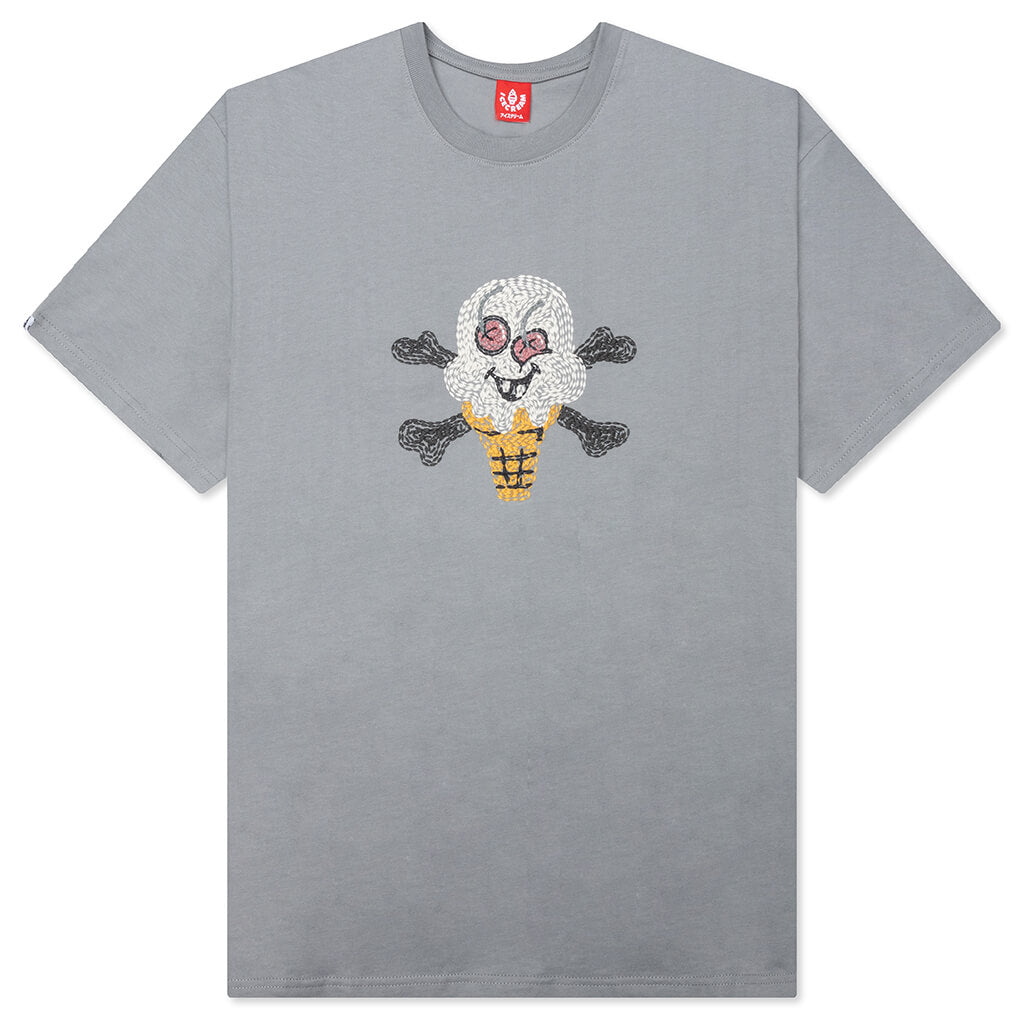 Cherry Face S/S Knit - Quarry