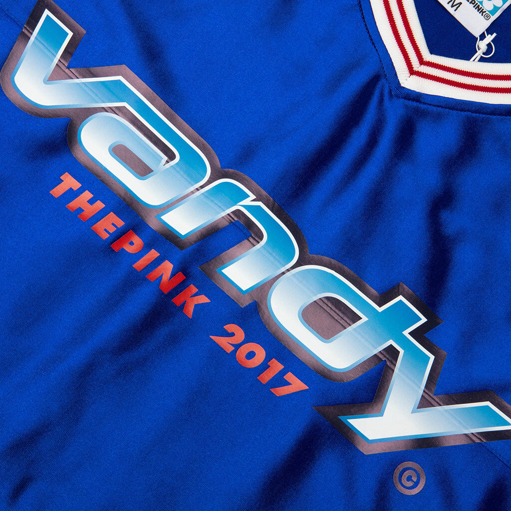 Cherry Football Jersey - Blue