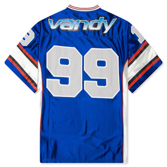 Cherry Football Jersey - Blue