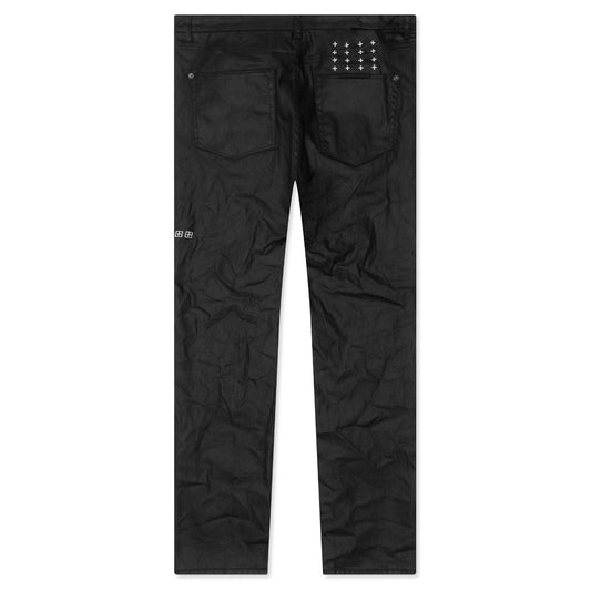 Chitch Waxed Silver Pants - Black