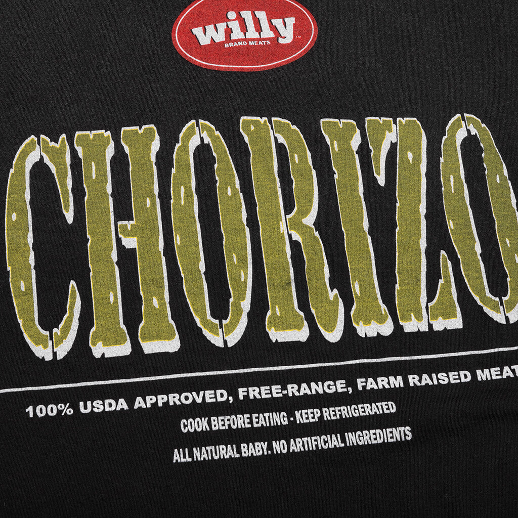 Chorizo Destroyed Easy Tee - Washed Black