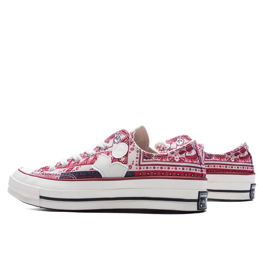 Converse x Isabel Marant Chuck 70 Ox - Vanilla Ice/Red/Black