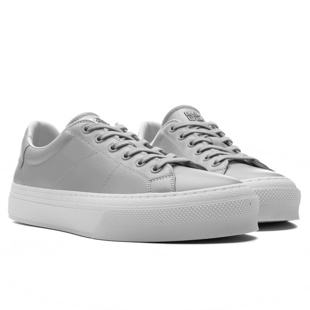 City Sport Sneakers in Leather  - Light Grey