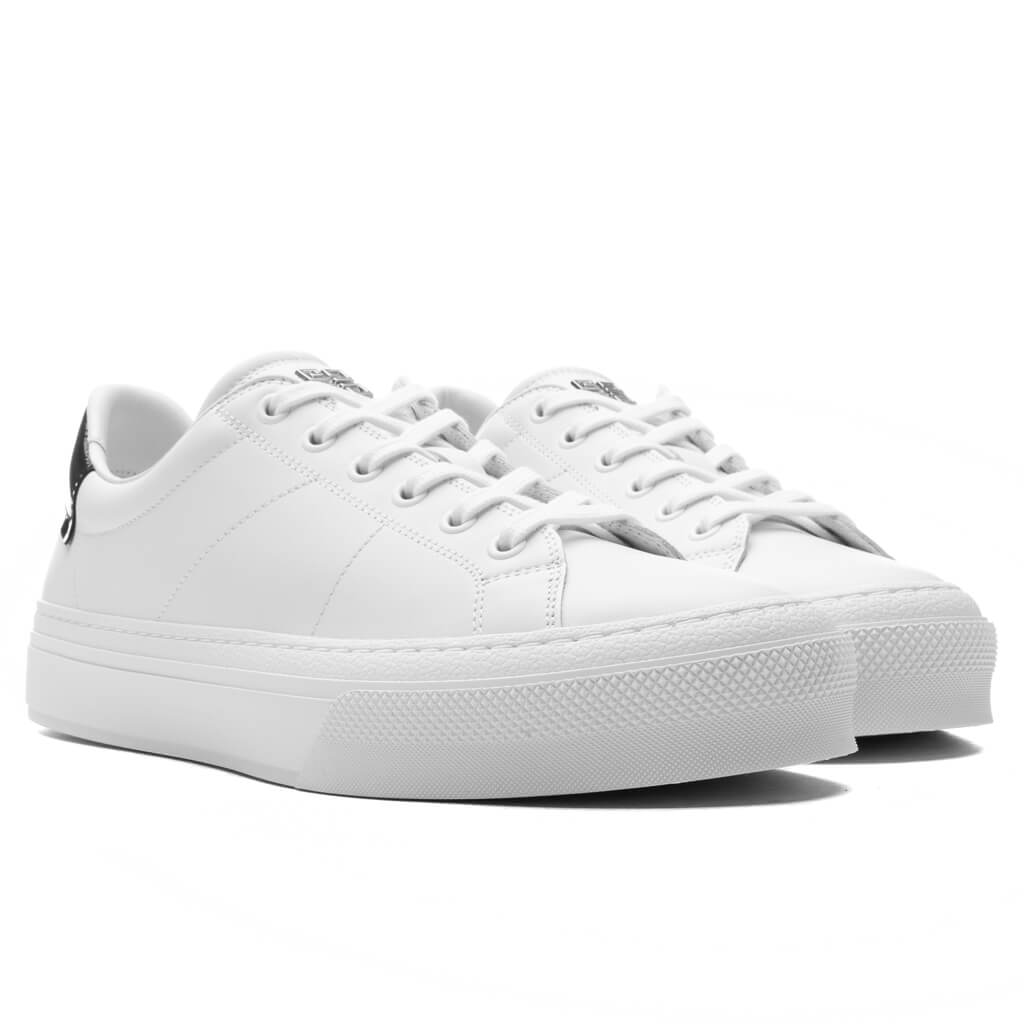 City Sport Sneakers in Leather - White/Black