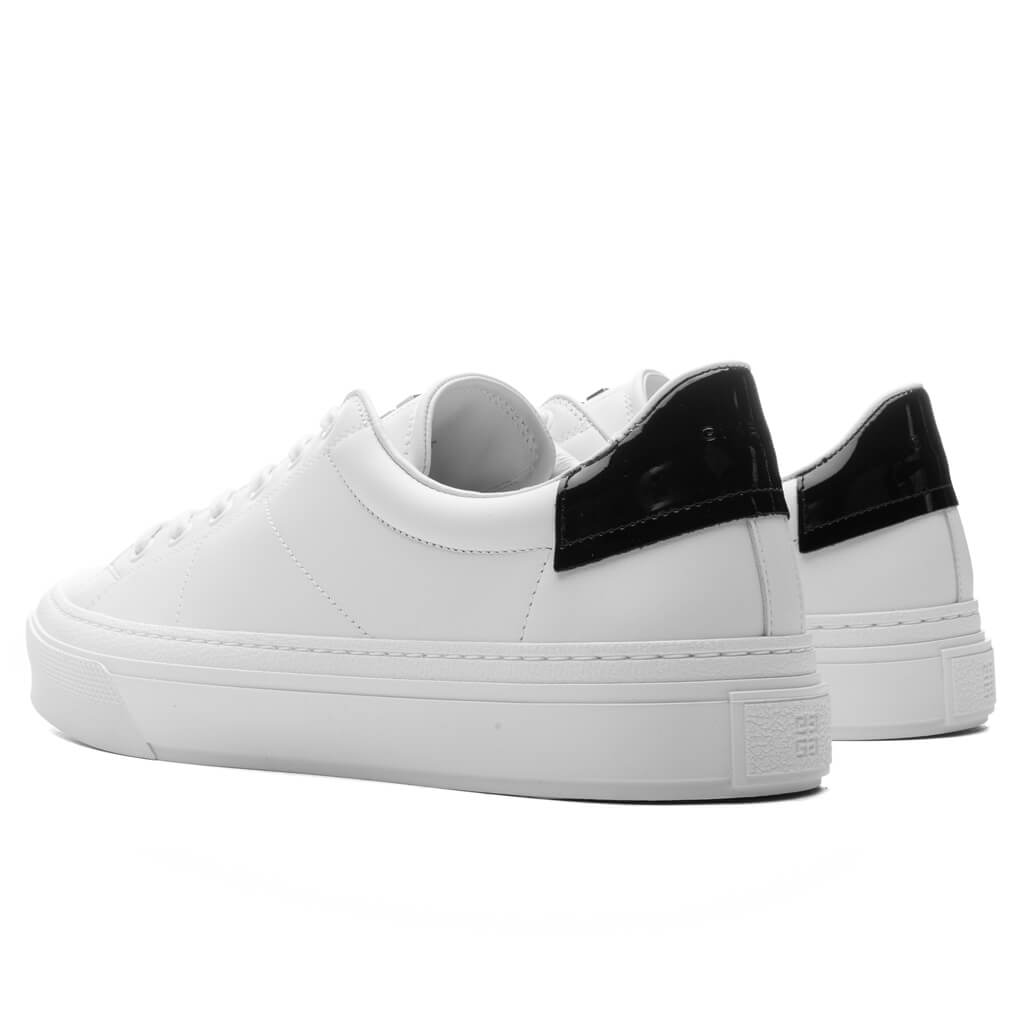 City Sport Sneakers in Leather - White/Black