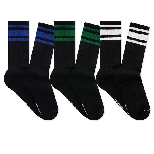Classic 3 Pack Socks - Black