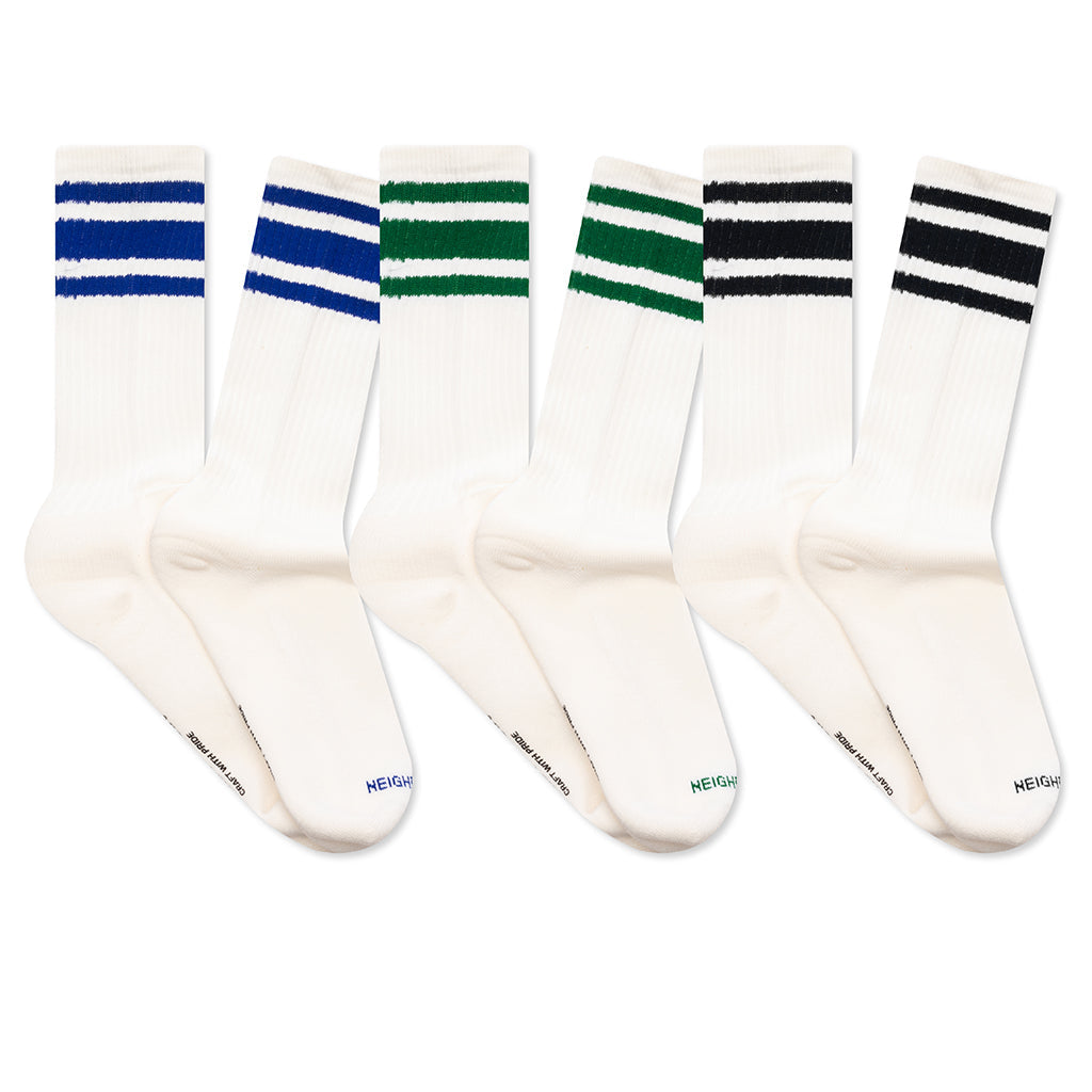 Classic 3 Pack Socks - White
