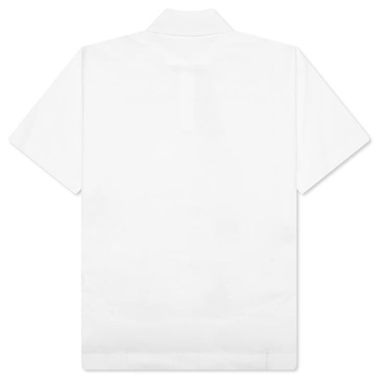 Polo in Cotton With 4G Detail - White