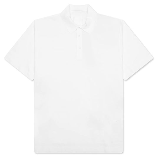 Polo in Cotton With 4G Detail - White