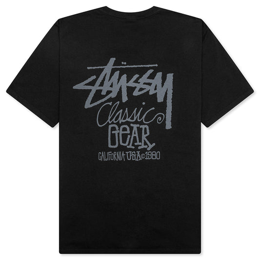 Classic Gear Pigmented Dyed Tee - Black