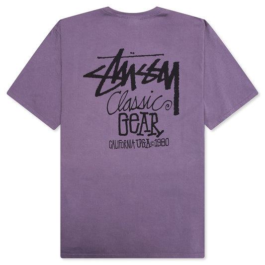 Classic Gear Pigmented Dyed Tee - Grape