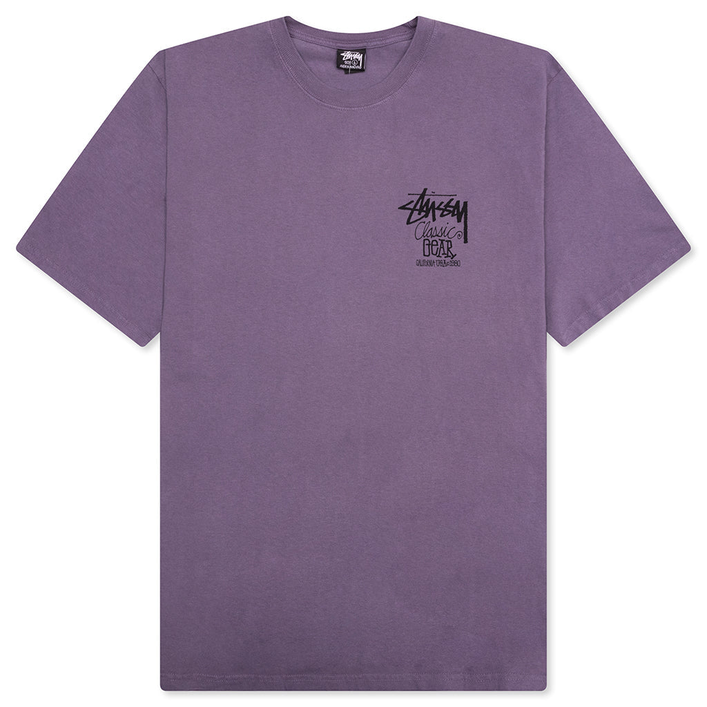 Classic Gear Pigmented Dyed Tee - Grape
