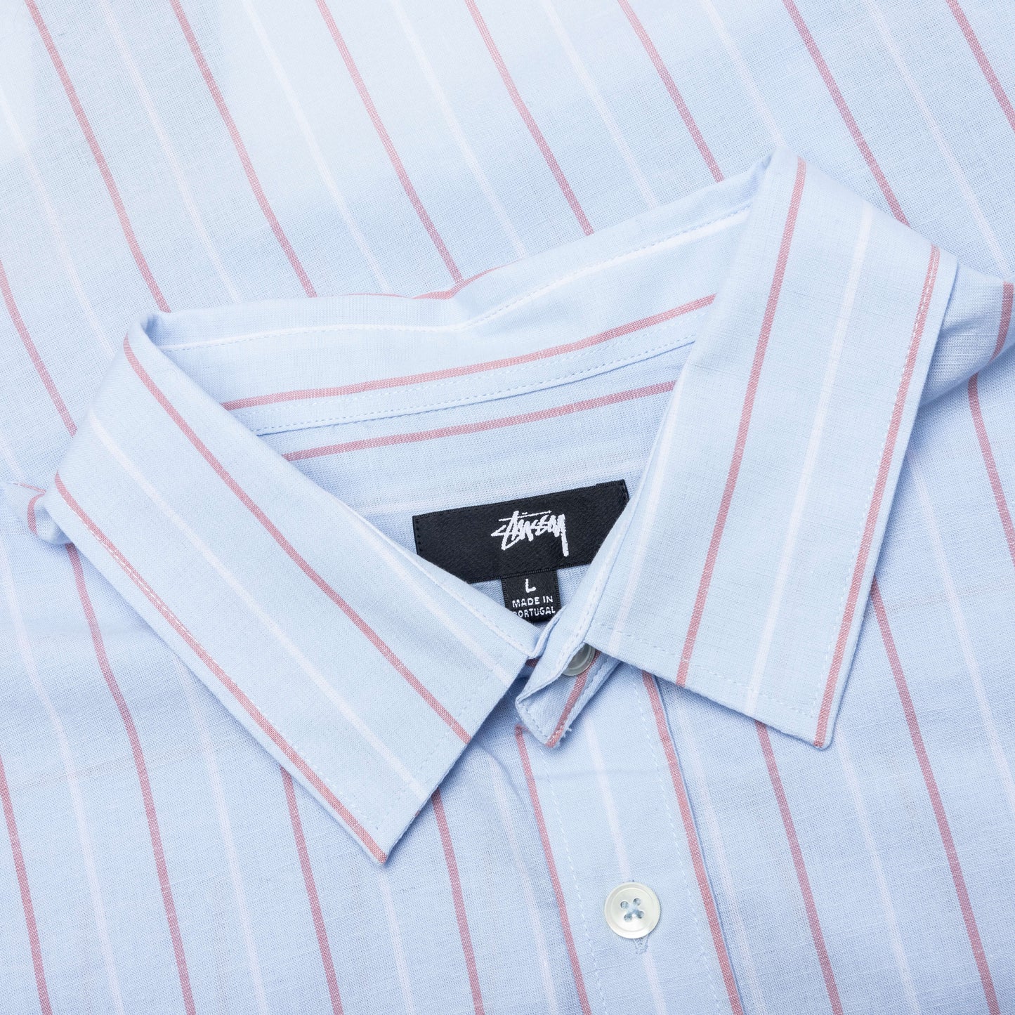Classic L/S Shirt Stripe - Light Blue