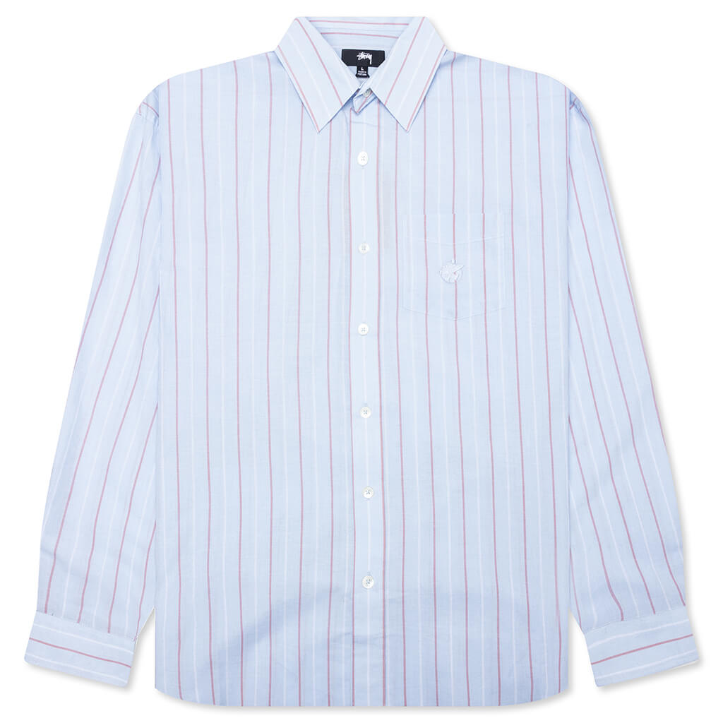 Classic L/S Shirt Stripe - Light Blue