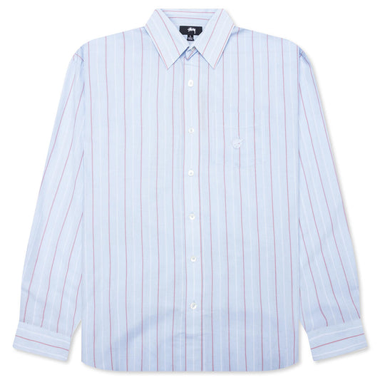 Classic L/S Shirt Stripe - Light Blue