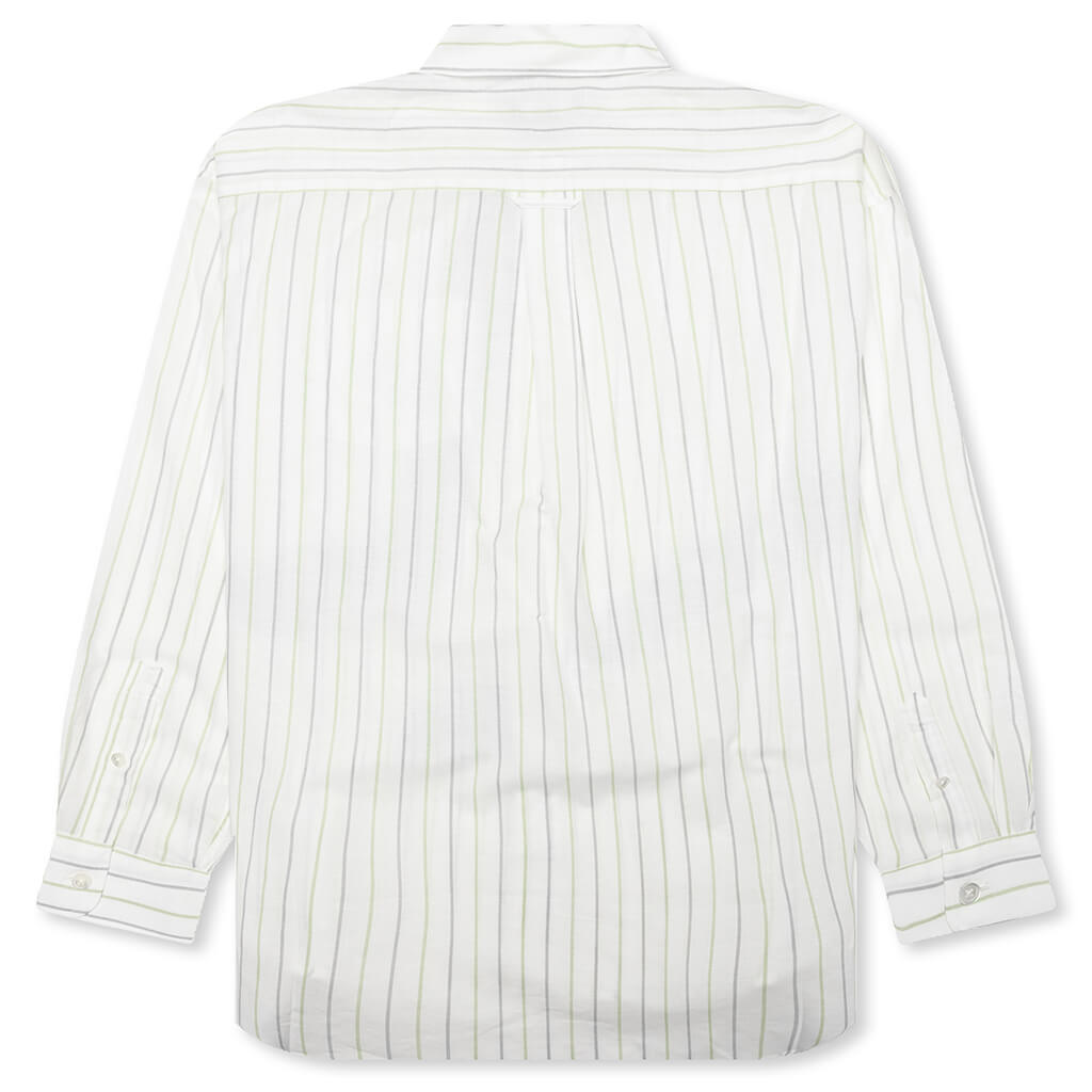 Classic L/S Shirt Stripe - White