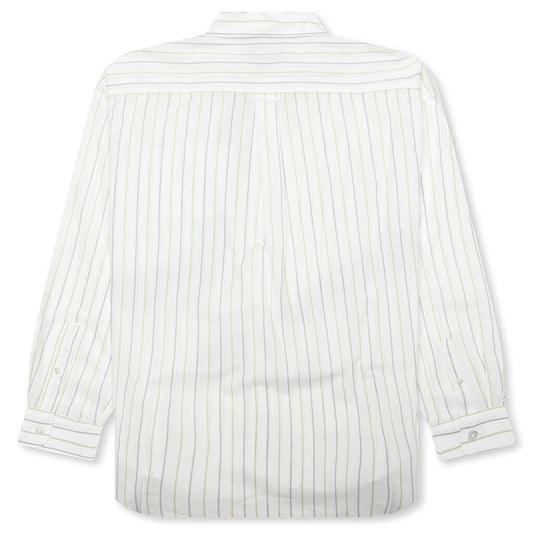 Classic L/S Shirt Stripe - White