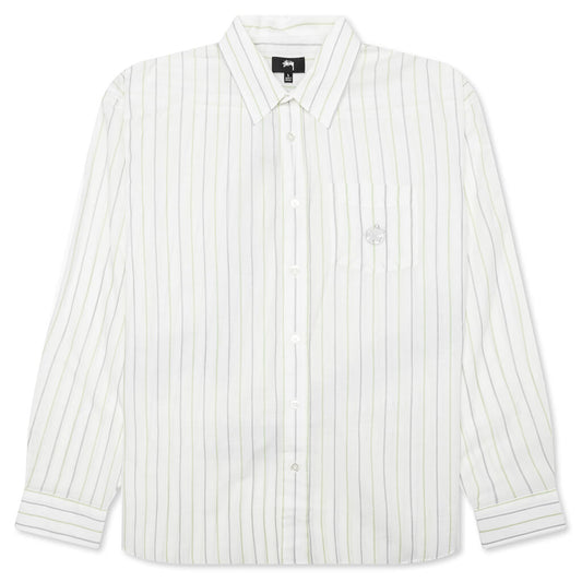 Classic L/S Shirt Stripe - White