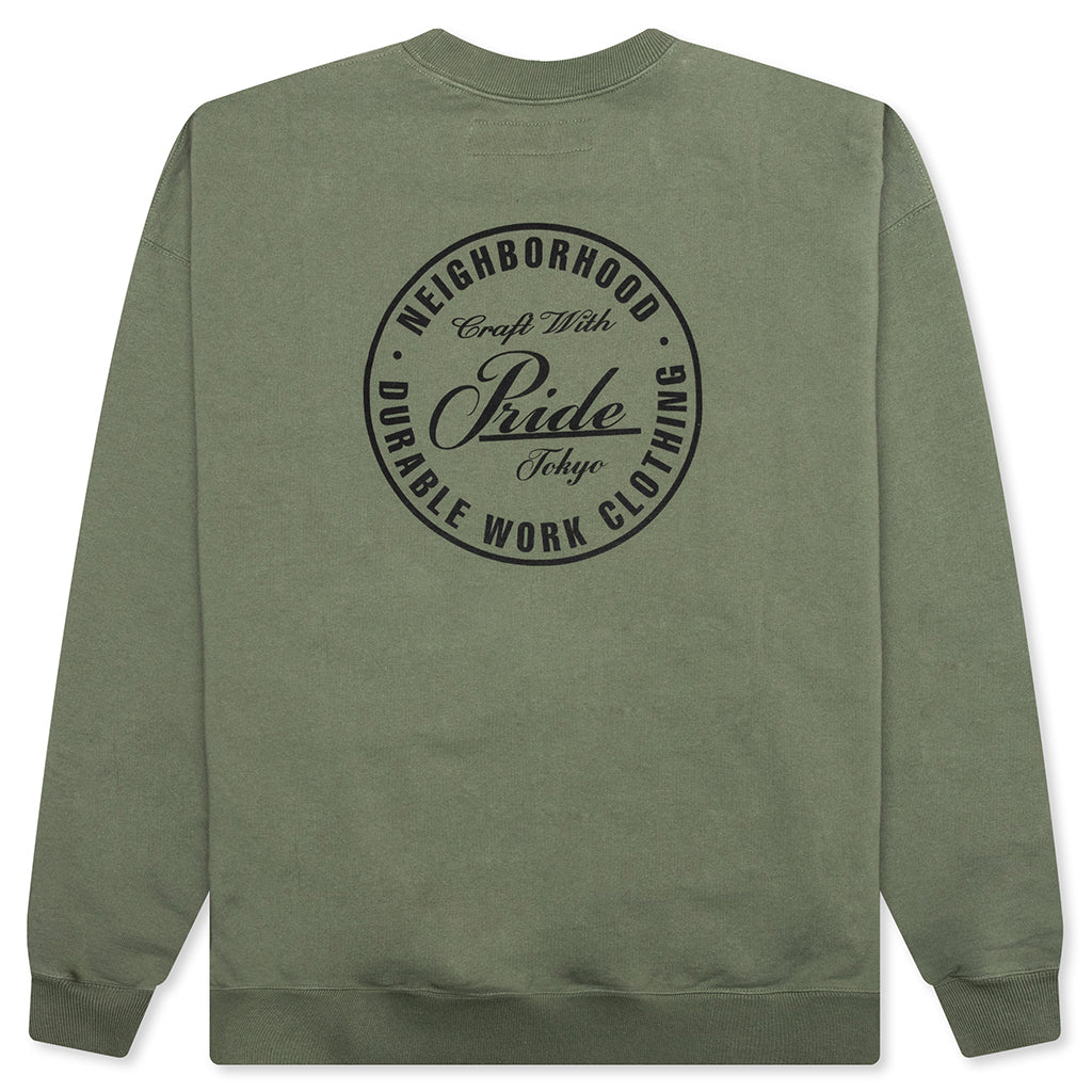 Classic Sweat Shirt L/S - Olive Drab