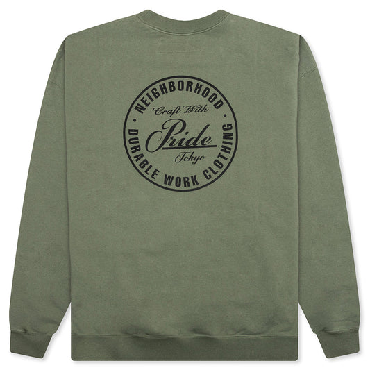 Classic Sweat Shirt L/S - Olive Drab