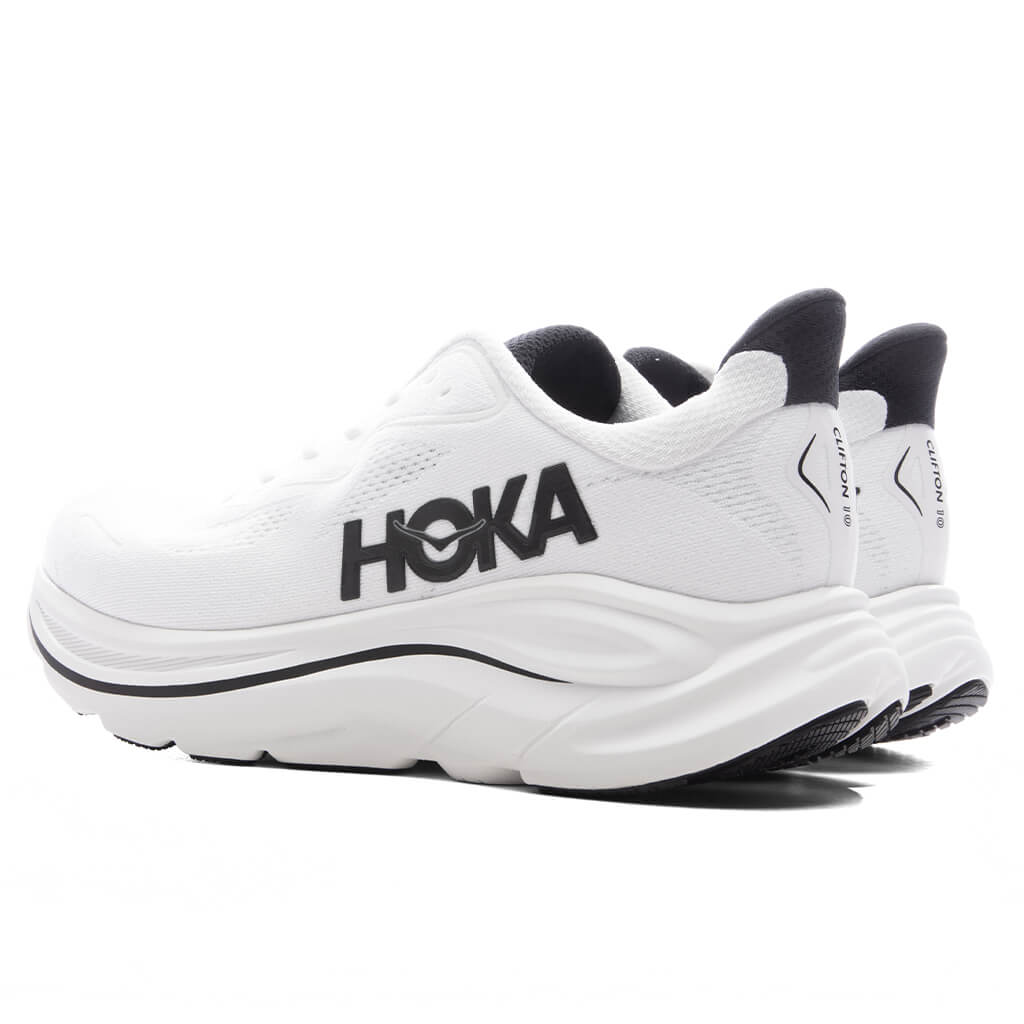 Clifton 10 - White/Black