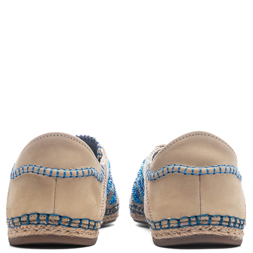 adidas Originals x CLOT Gazelle by EC - Linen Khaki/Light Blue/Blue Bird