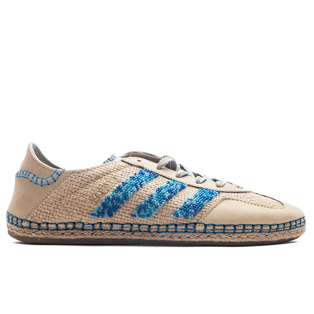 adidas Originals x CLOT Gazelle by EC - Linen Khaki/Light Blue/Blue Bird