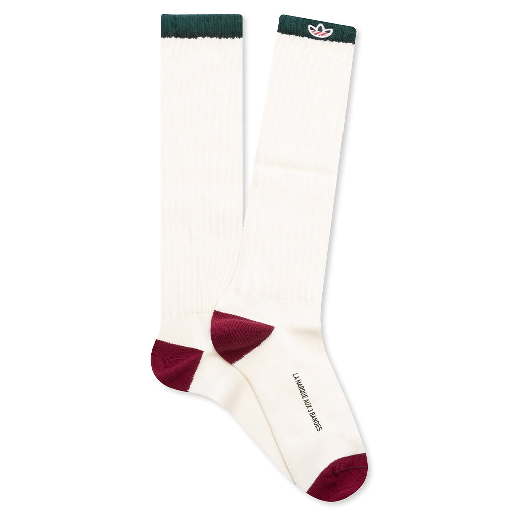 adidas Originals x CLOT Socks by Edison Chen - Crew White