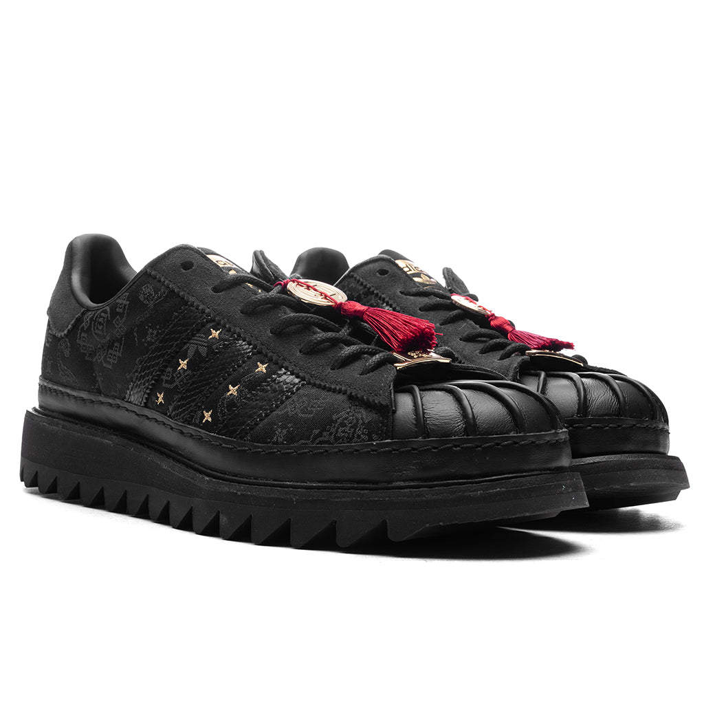 adidas Originals x CLOT Superstar 'Chinese New Year'  - Core Black/Carbon/Gold Metallic