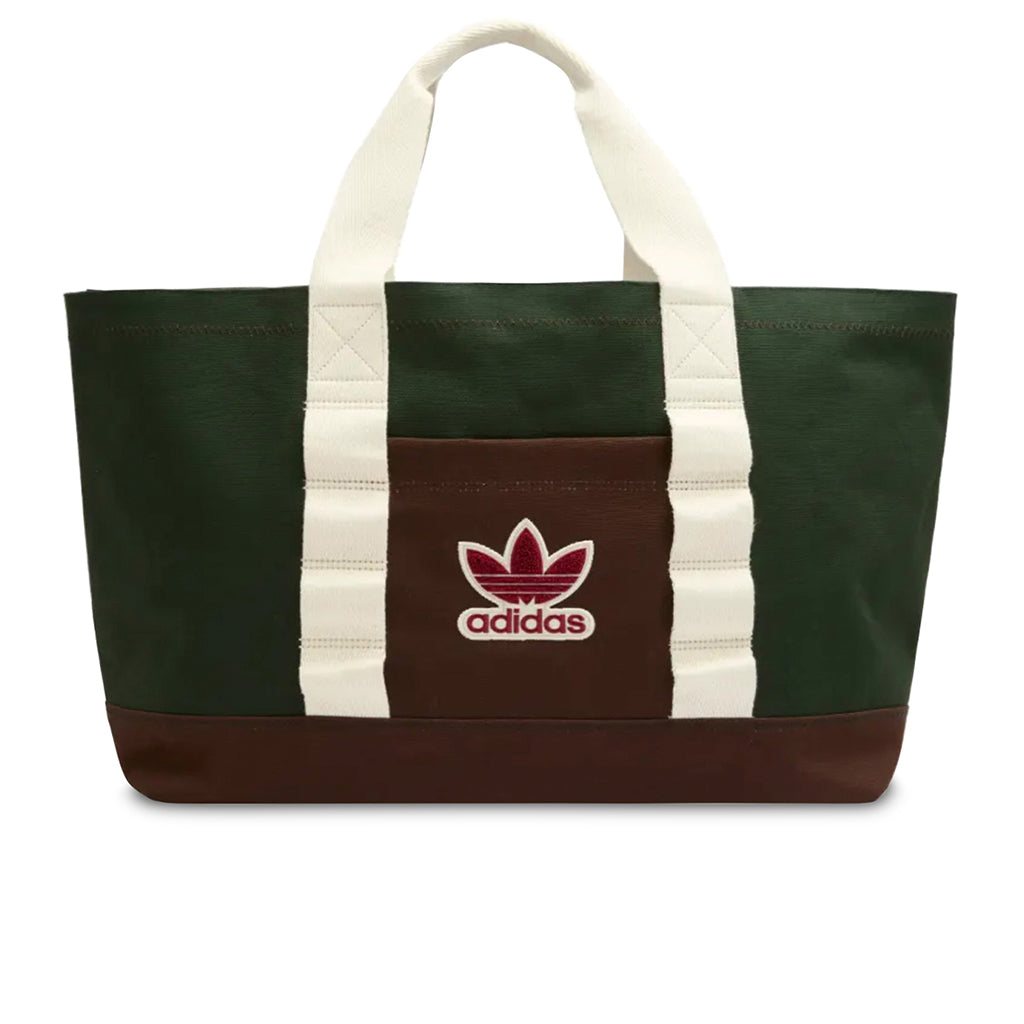 adidas Originals x CLOT Tote Bag by Edison Chen - Green Night/Dark Brown