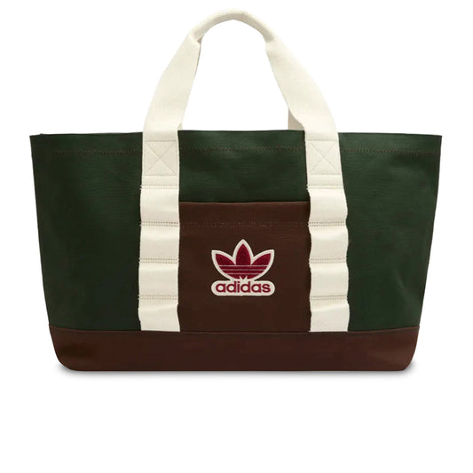 adidas Originals x CLOT Tote Bag by Edison Chen - Green Night/Dark Brown