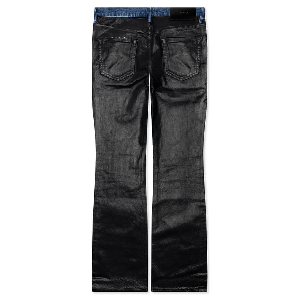 Coated Indigo Flare - Black